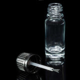 Empty Glass Jar with brush