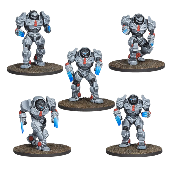 Enforcer Peacekeepers with Phaseclaws Firefight Mantic Games 