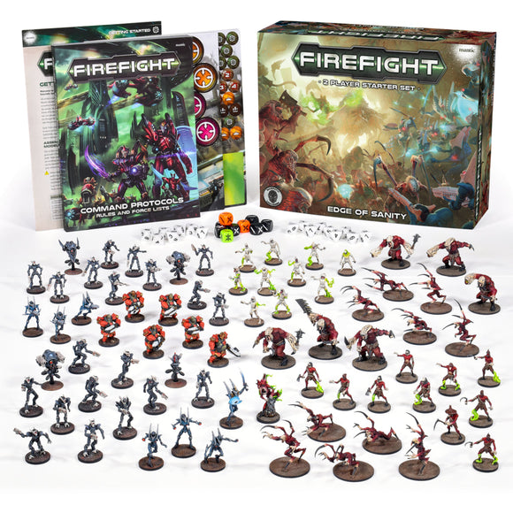 Firefight: 2-player set Edge of Sanity (Asterians vs Nightstalkers) Firefight Generic Mantic Games 