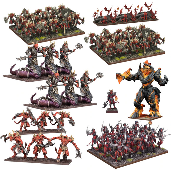 Forces of the Abyss Mega Army Forces Of The Abyss Mantic Games 