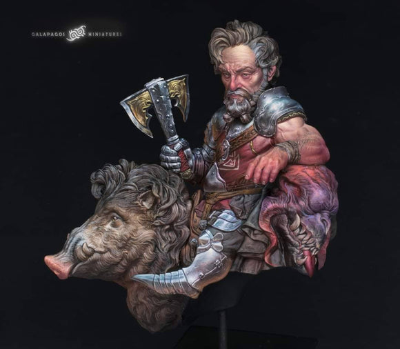 Galapagos Miniatures: Haldric Doublebeard Bust & Figures Galapagos Miniatures 