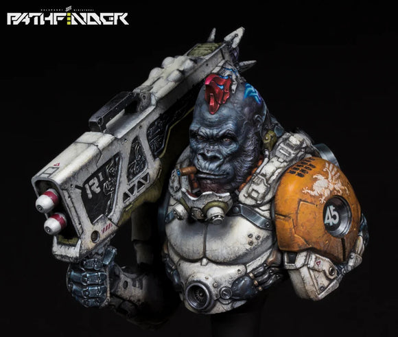 Galapagos Miniatures: Silverback Enzo Bust & Figures Galapagos Miniatures 