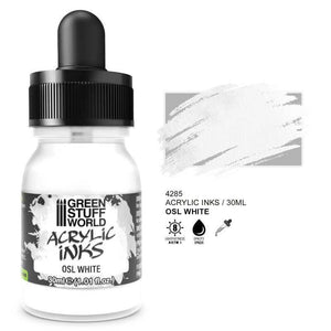 GSW Acrylic Inks Opaque - OSL WHITE 30 ml Inks Opaque Green Stuff World 