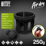 GSW Air Dry Modeling Foam Clay 250gr Black Sculpting Green Stuff World 