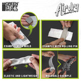 GSW Air Dry Modeling Foam Clay 250gr White Sculpting Green Stuff World 