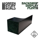 GSW Backdrop Display Plinths 5x5x5+10cm Plinth Green Stuff World 