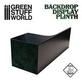 GSW Backdrop Display Plinths 6x6x6+12cm Plinth Green Stuff World 