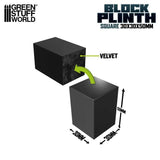 GSW Black Display Block 3x3cm Plinth Green Stuff World 
