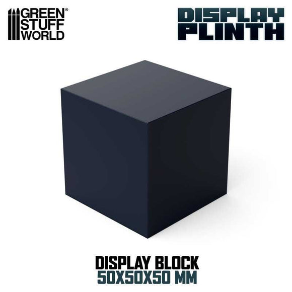 GSW Black Display Block Plinth 5x5cm Plinth Green Stuff World 