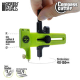 GSW Compass circle cutter Hobby Tools Green Stuff World 