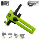GSW Compass circle cutter Hobby Tools Green Stuff World 