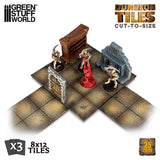 GSW Dungeon Tiles 25mm - A4 (Pack x3) Gaming Tools Green Stuff World 