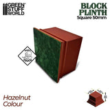 GSW Hazelnut Display Block Plinth 5x5cm Plinth Green Stuff World 