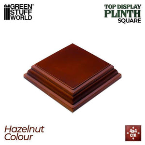 GSW Hazelnut Display Square Plinth 4cm Plinth Green Stuff World 