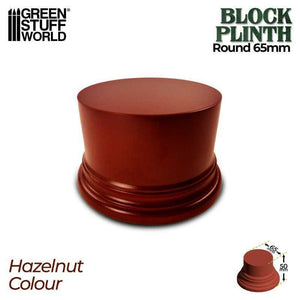 GSW HazelnutDisplay Block Plinth 6.5 x 6cm Plinth Green Stuff World 