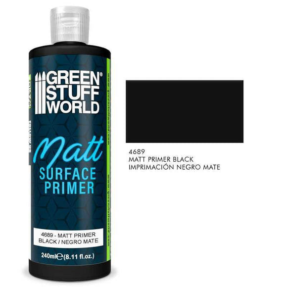 GSW MATT SURFACE PRIMER BLACK 240 ml Primer Green Stuff World 