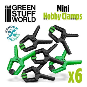 GSW Mini hobby clamps (Pack x6) Hobby Tools Green Stuff World 