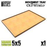 GSW Movement Trays Square Formation 180x120 (Pack x1) Old World Movement Trays Green Stuff World 