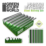 GSW Photo Etched Steel Rolling Set Photo-etched Plates Green Stuff World 