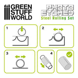 GSW Photo Etched Steel Rolling Set Photo-etched Plates Green Stuff World 