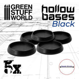 GSW Plastic Round HOLLOW Base 50mm (Pack x5) Bases Green Stuff World 