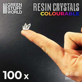 GSW Small CLEAR Crystals Resin Set Crystals Green Stuff World 