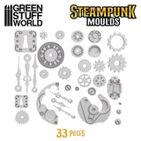 GSW Steampunk Texture Silicone Mould Moulds Green Stuff World 