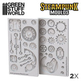 GSW Steampunk Texture Silicone Mould Moulds Green Stuff World 