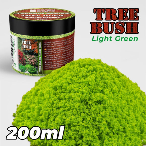 GSW Tree Bush Clump Foliage - Light Green - 200ml Flock Green Stuff World 