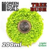 GSW Tree Bush Clump Foliage - Light Green - 200ml Flock Green Stuff World 