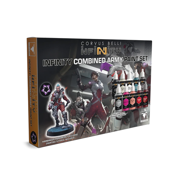 Infinity Infinity Combined Army Paint Set Harbinger Paramedic exclusive Combined Army Corvus Belli 
