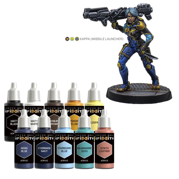 Infinity Infinity O-12 Paint Set Kappa Missile Launcher Exclusive O-12 Corvus Belli 