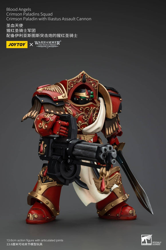 JoyToy Blood Angels Crimson Paladins Squad Crimson Paladin with Iliastus Assault Cannon - JT00294 Action Figures JoyToy 