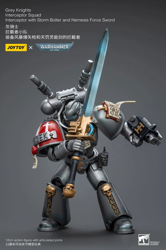 JoyToy Grey Knights Interceptor Squad Interceptor with Storm Bolter and Nemesis Force Sword Action Figures JoyToy 