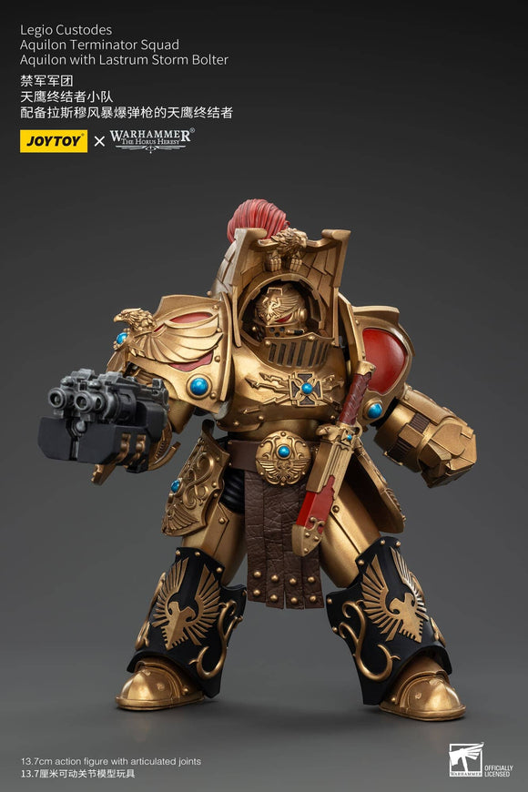 JoyToy Legio Custodes Aquilon Terminator Squad Aquilon with Lastrum Storm Bolter - JT00744 Action Figures JoyToy 