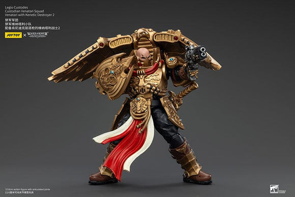 JoyToy Legio Custodes Custodian Venatari Squad Venatari with Kenetic Destroyer 2 - JT00782 Action Figures JoyToy 