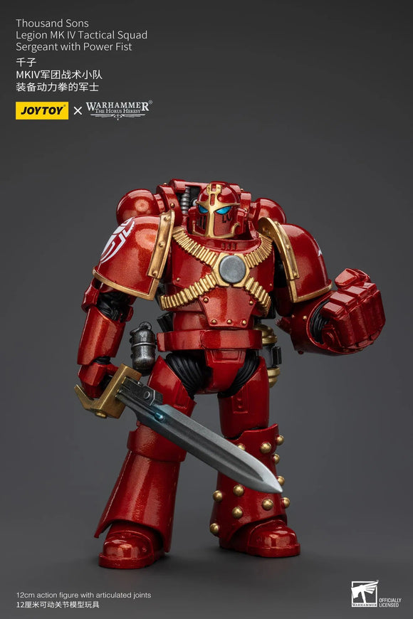 JoyToy Thousand Sons Legion MK IV Tactical Squad Sergeant with Power Fist - JT5727 Action Figures JoyToy 