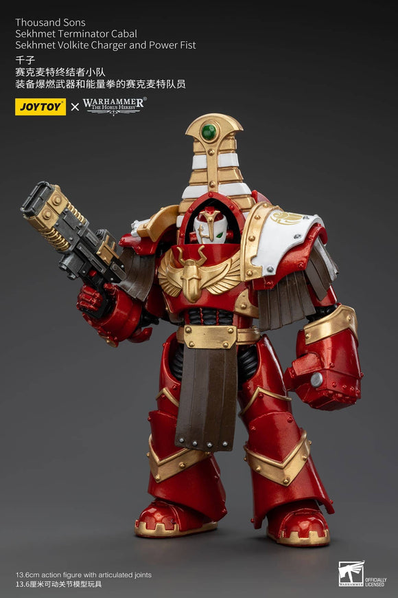 JoyToy Thousand Sons Sekhmet Terminator Cabal Sekhmet Volkite Charger And Power Fist - JT8612 Action Figures JoyToy 