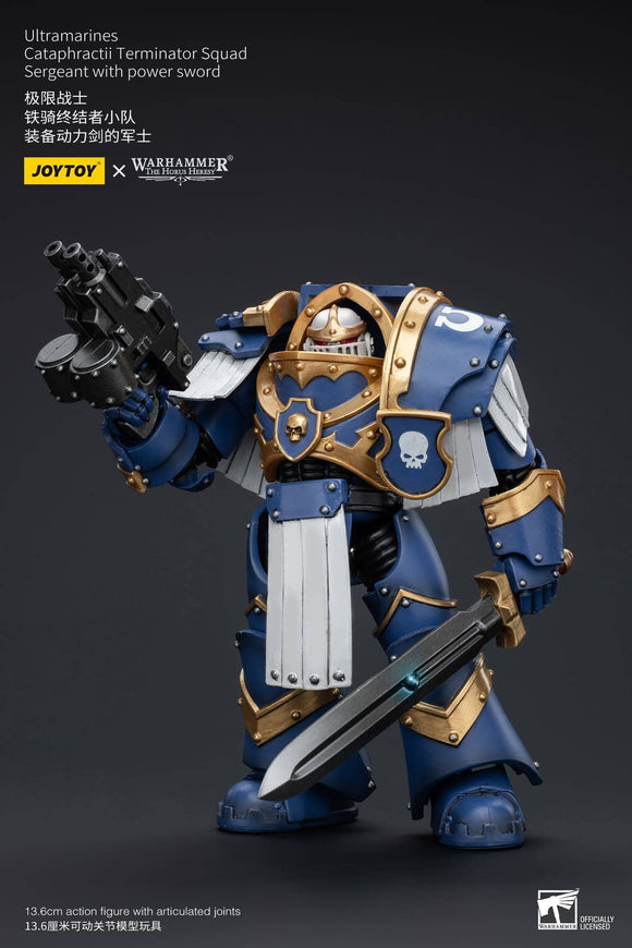 JoyToy Ultramarines Cataphractii Terminator Squad Sergeant with Power Sword - JT6953 Action Figures JoyToy 