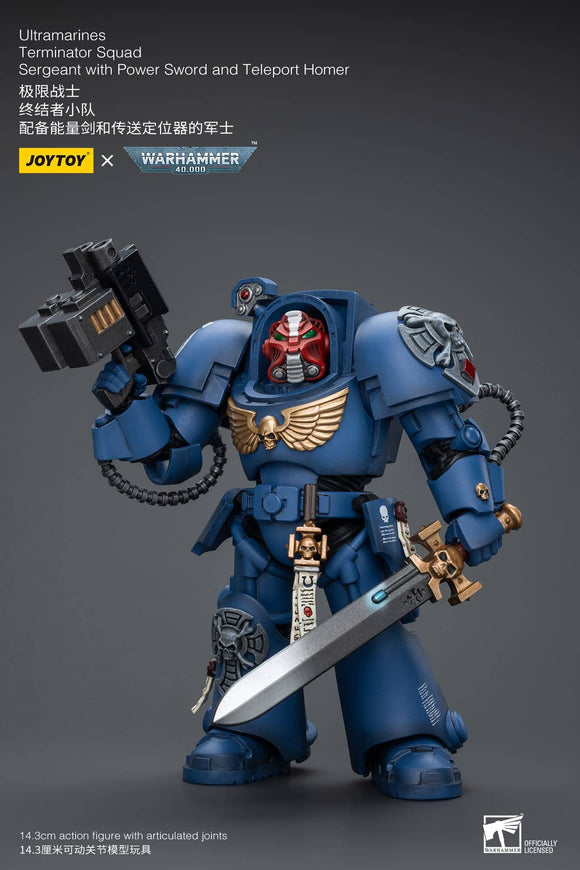 JoyToy Ultramarines Terminator Squad Sergeant with Power Sword and Teleport Homer Joytoy JoyToy 