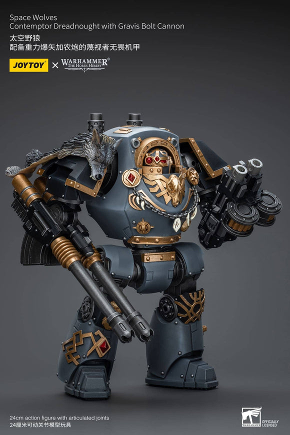 JT9961 JoyToy Space Wolves Contemptor Dreadnought with Gravis Bolt Cannon Action Figures JoyToy 