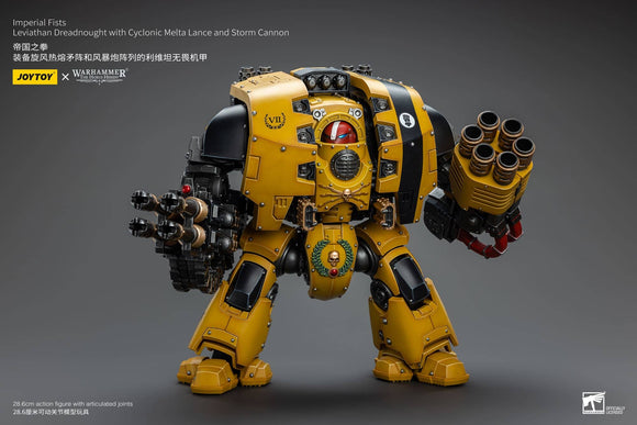 JT9978 JoyToy Imperial Fists Leviathan Dreadnought with Cyclonic Melta Lance and Storm Cannon Action Figures JoyToy 