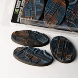 GamersGrass Spaceship Corridor Bases Oval 75mm (x3) GamersGrass