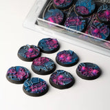 GamersGrass Alien Infestation Bases Round 32mm (x8) GamersGrass
