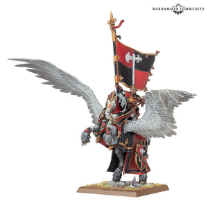 Kingdom Of Bretonnia: Battle Standard On Royal Pegasus The Old World Games Workshop 