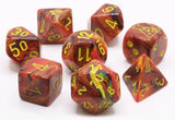 CHX-30050 Chessex Lab Dice Vortex Underworld/Yellow Set