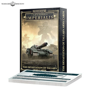 Legion Imperialis: Devastation Of Tallarn Army Cards Legions Imperialis Games Workshop 