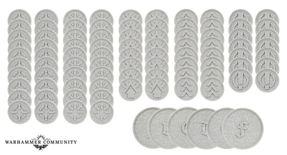 Legions Imperialis: Order Tokens And Objectives Markers Legions Imperialis Games Workshop 