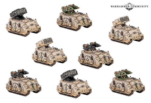 Legions Imperialis: Whirlwind and Scorpius Missile Tank Squadrons Legions Imperialis Games Workshop 