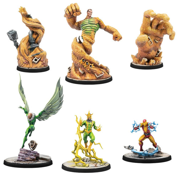 Marvel Crisis Protocol: Electro & Sandman & Shocker & Vulture Character Pack Atomic Mass Games 